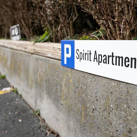 Spirit Apartments - Studio 2 - Kueche - Parkplatz Engelberg Exterior foto